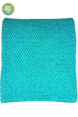 TOP ELASTICO TINTA UNITA TURCHESE